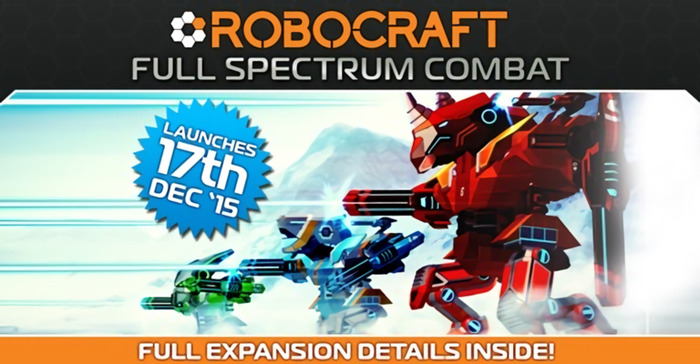 『Robocraft』大規模拡張「Full Spectrum Combat」がまもなく到来！―Tierシステムは廃止に
