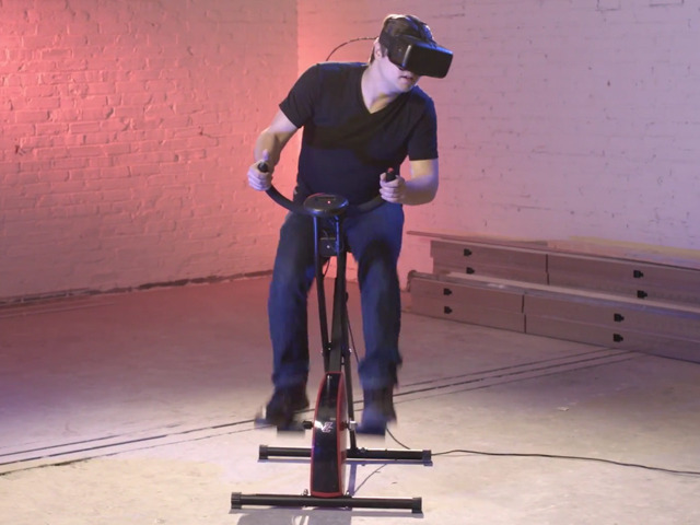 VR用フィットネスバイク「VirZOOM」が海外で予約受付中―PC/PS4に対応