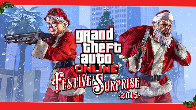『GTA Online』にて「ウィンター・サプライズ2015」開催！―過去の冬衣装も入手可能