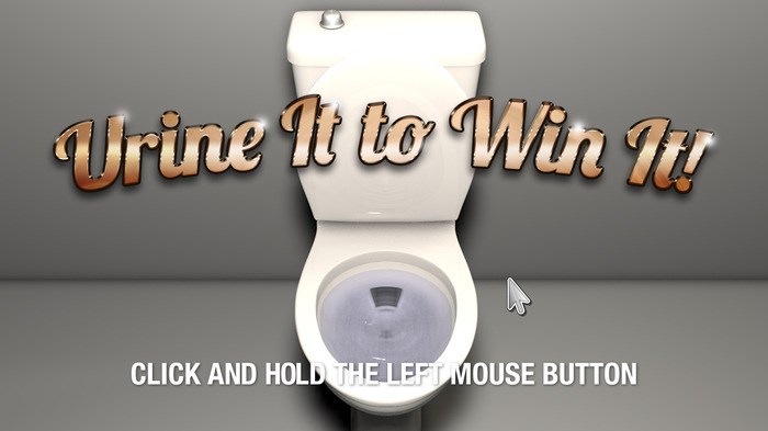 トイレで用を足すクリッカー系ゲーム『Urine It to Win It!』がSteam Greenlightに登場