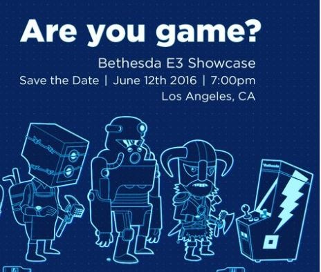 ベセスダ、E3 2016直前カンファ「Bethesda E3 Showcase」を開催へ