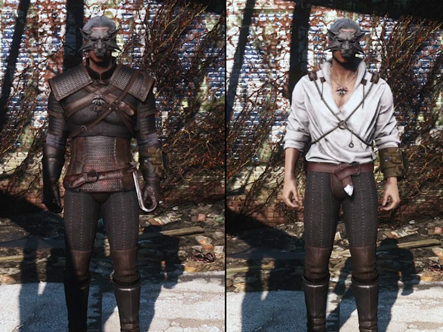 『Fallout 4』に『The Witcher 3』主人公ゲラルトの装備を追加するModが登場！