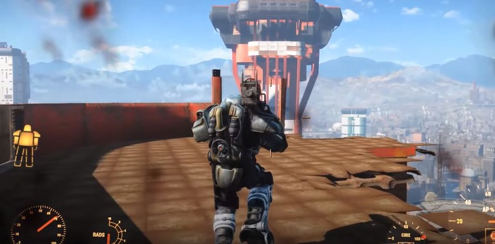 『Fallout 4』でロケランジャンプ！まるで『Team Fortress 2』なModが開発中