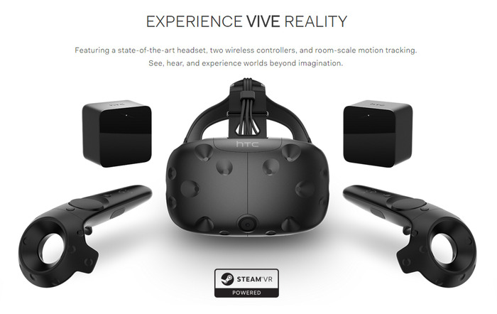 HTC、VRデバイス「Vive」を国内向けにも発表―VRタイトル2作品も同梱