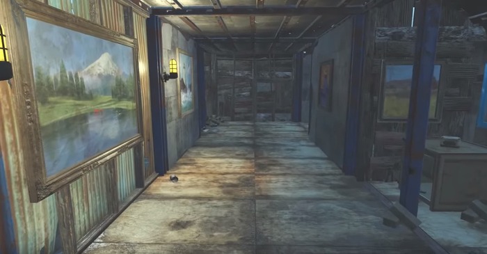 PS4版『Fallout 4』拠点クラフトで『P.T.』を再現！廊下の曲がり角で出会うのは…