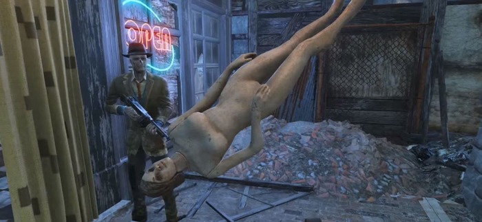 『Fallout 4』の噂検証第4弾！重いオブジェクトで人を殴ると誰にもバレないか？他