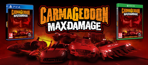PS4/Xbox One『Carmageddon: Max Damage』発売日決定！―過激新トレイラーも