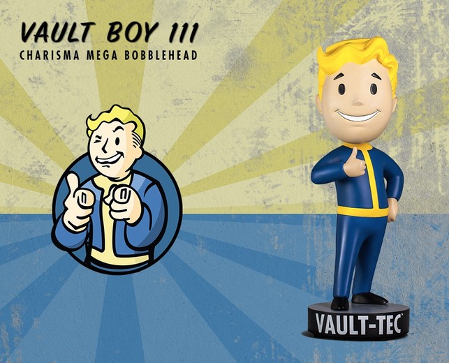 その高さ15インチ！『Fallout 4』巨大なVault Boy 111のボブルヘッドが海外で発売