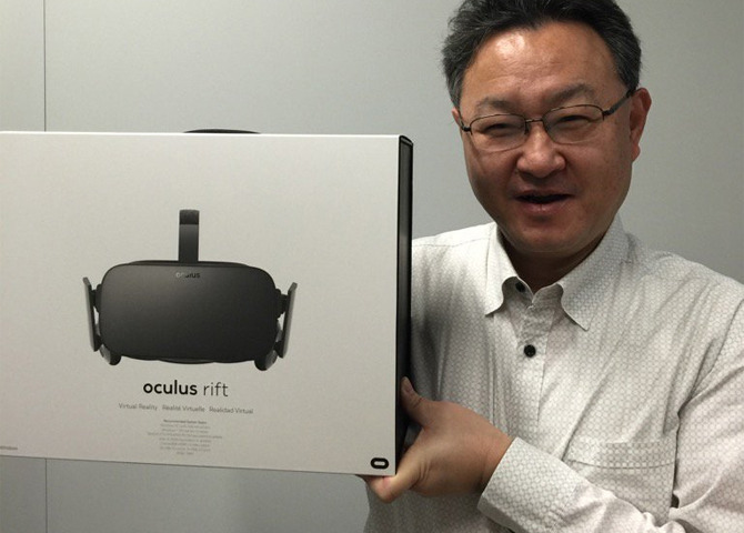 SIE吉田修平氏が製品版Oculus Riftの到着をTwitterで報告