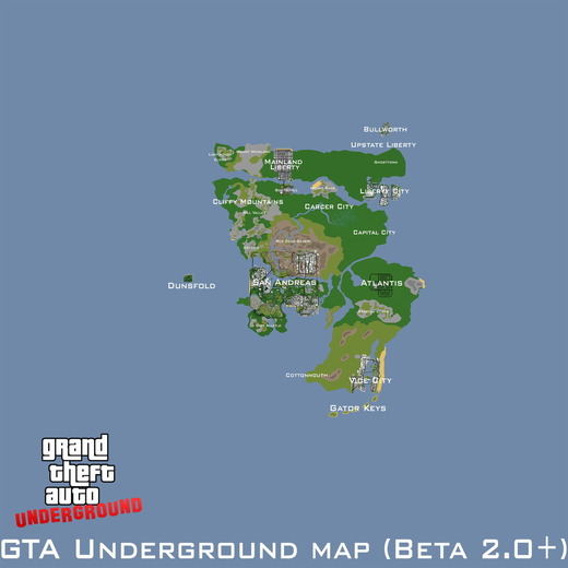 【このModがスゴイ】SD時代『GTA』マップを1つにまとめる驚愕Mod「Underground」
