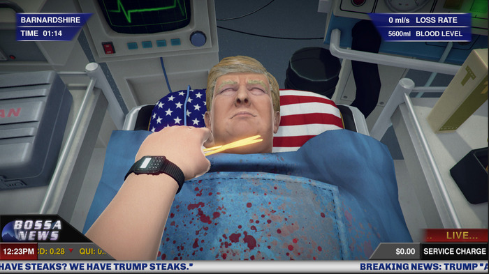 次なる患者はドナルド・トランプ…『Surgeon Simulator』に新アップデート