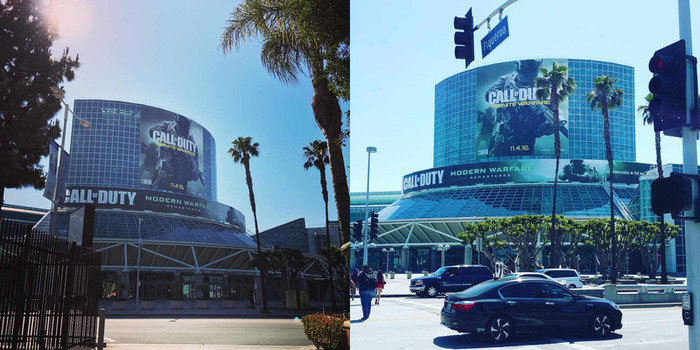 E3会場に『CoD:IW』『CoD: MWR』巨大看板広告出現！