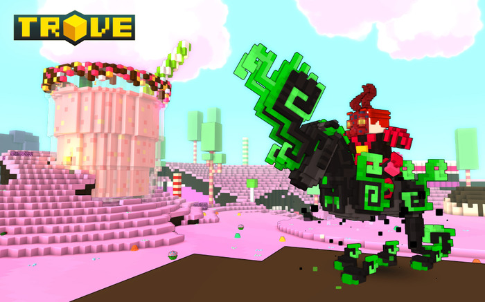 癒し系ボクセルMMO『Trove』のPS4/Xbox One版が発表！―3Dドット絵な世界で冒険＆創造