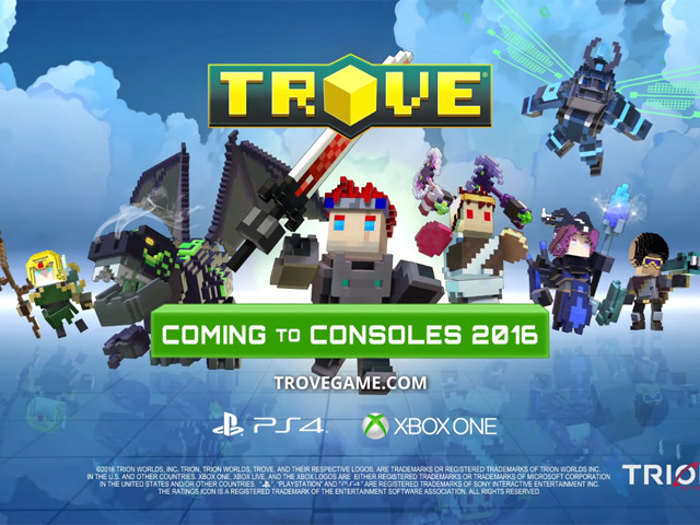 癒し系ボクセルMMO『Trove』のPS4/Xbox One版が発表！―3Dドット絵な世界で冒険＆創造