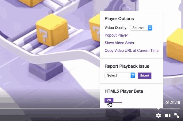 Twitch、動画プレイヤーのHTML5移行ベータ開始、フレームレート向上見込む