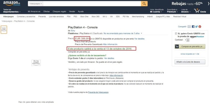 噂: スペインのAmazonに「PS4 NEO」らしき商品情報が一時掲載―価格や発売日が記載