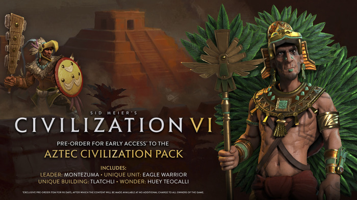 アステカ文明を紹介する『シヴィライゼーション VI』海外向け最新映像！―予約特典情報も公開