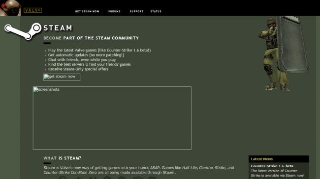 Steamトップページの2003年から現在までの変遷！―あなたはいつから使い始めた？