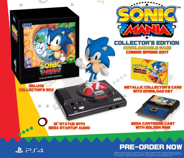「セーガー」再生機能付き！『Sonic Mania』海外コレクターズエディション発表