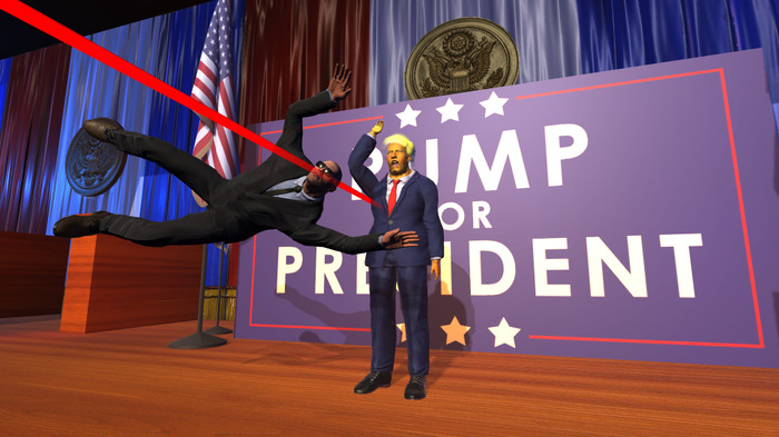 ランプ大統領候補を凶弾から守れ！『Mr.President!』配信開始―カオスなボディーガードゲーム