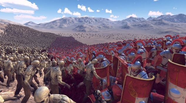 ニワトリとローマ軍が激突！『Epic Battle Simulator』がシュールで壮大