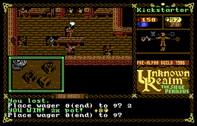 80年代風新作RPG『Unknown Realm』がKickstarter実施中―なんと「コモドール64」版も