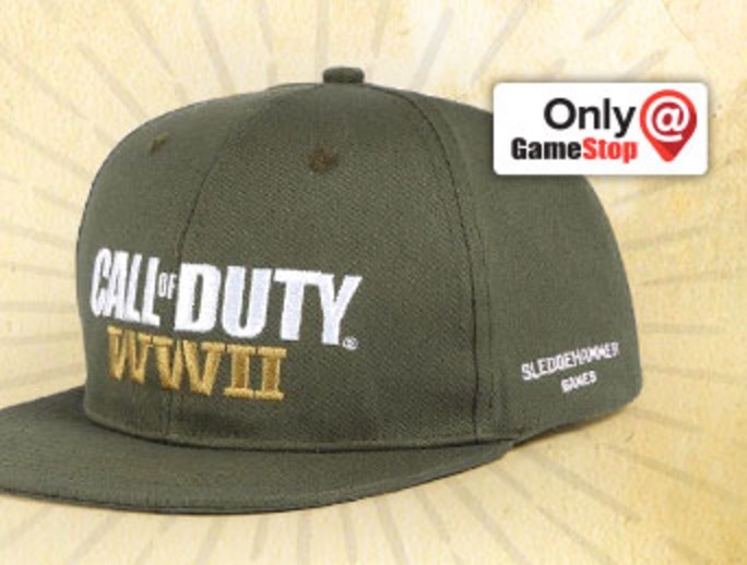 海外小売店GameStopの『Call of Duty: WWII Pro Edition』予約特典に特製キャップ収録