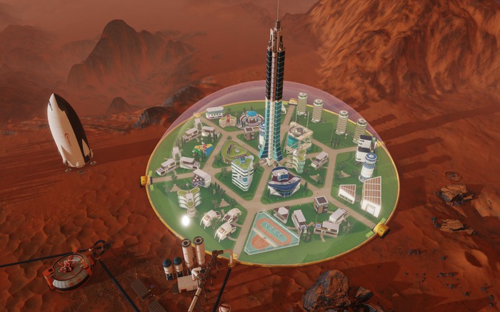『Tropico』開発の火星開拓シム『Surviving Mars』発表！―住民を管理しながら火星の謎へと迫れ
