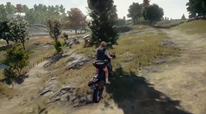 『PUBG』新型バイク映像―空中制御追加で大回転スタントも！