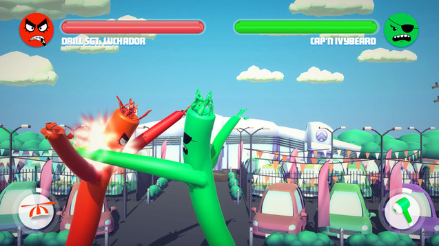 ふにゃふにゃ対戦格闘ゲーム『Inflatality』がSteam Greenlightに登場