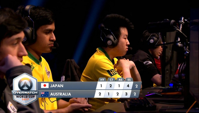日本代表、「オーバーウォッチ ワールドカップ 2017」プレイオフで豪州に敗れる