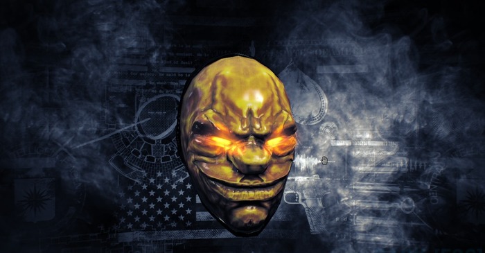 PC版『PAYDAY2』4周年を記念して黄金のChainsマスクと壁紙が配布