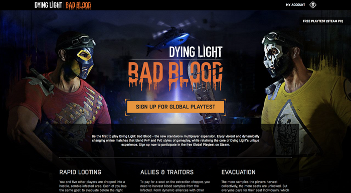『Dying Light』、バトロワ系に影響を受けた新拡張「Bad Blood」発表！―クローズドテスト登録受付中