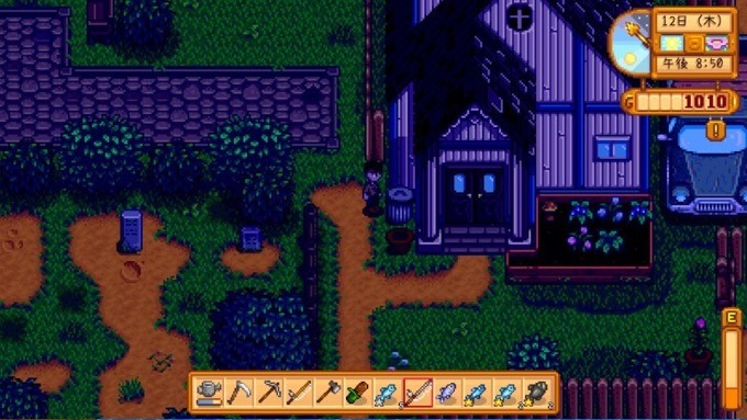 【吉田輝和】スローライフRPG『Stardew Valley』プレイ絵日記―第1話:無職おじさんの牧場生活が始まる