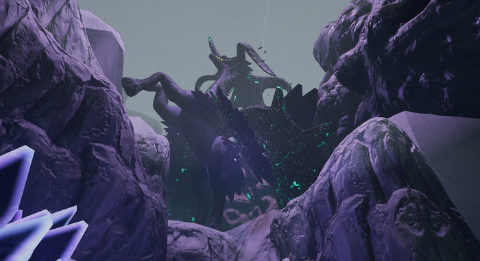 VRゲーム『Sacred Four』がリリース―鎖に繋がれた神剣で巨大な敵を打ち倒せ