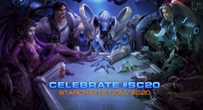 『StarCraft』20周年を祝って複数のBlizzardタイトルで記念リワードが配布決定！