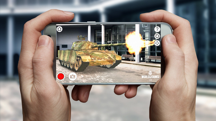 戦車を心ゆくまでARで愛でられる！「World of Tanks 1.0拡張現実AR体験」リリース