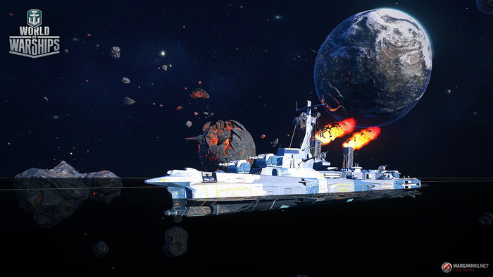 『World of Warships』エイプリルフールイベント「宇宙戦」3月29日より本当に開始―戦場は遂に宇宙へ