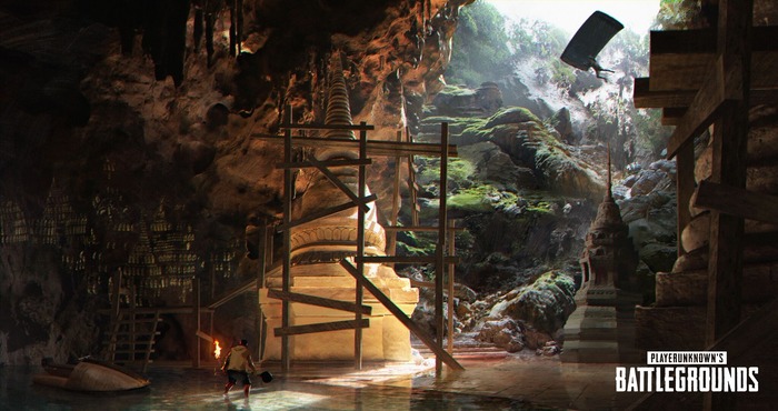『PUBG』マップ「Codename: Savage」に天井が大穴になった洞窟が実装か、バンコク周辺の同地形を紹介