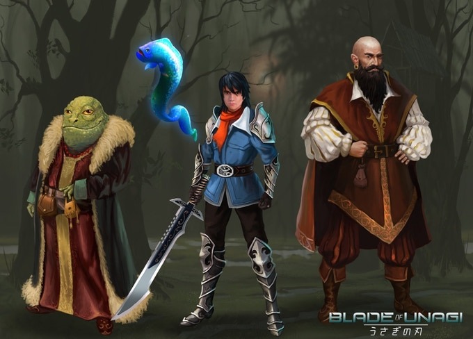 ウナギの力が世界を司る怪しげな新作RPG『Blade of Unagi』がKickstarter展開中！
