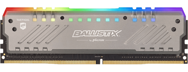 メモリも光る時代へ…Micronブランド「Ballistix」より煌びやかなDDR4-2666メモリが登場