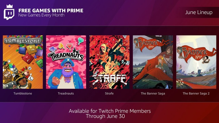 Twitch Primeから6月度会員特典が配信ー『The Banner Saga』シリーズなど計5本が無料で入手可能