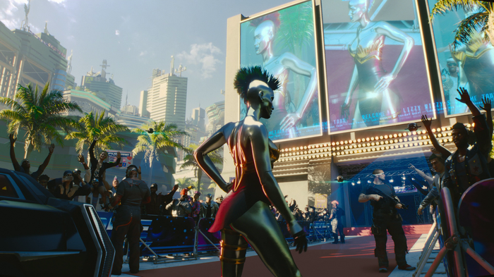 『サイバーパンク2077』ナイトシティの煌びやかなショウビズの世界―E3トレイラーツアー第4弾公開