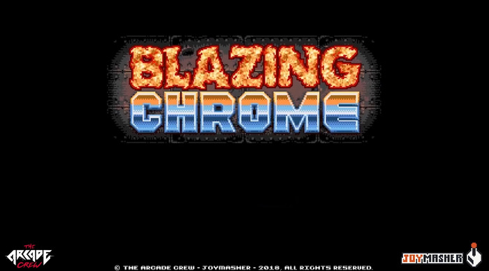 レトロスタイル横スクアクション『Blazing Chrome』新プレイ映像！