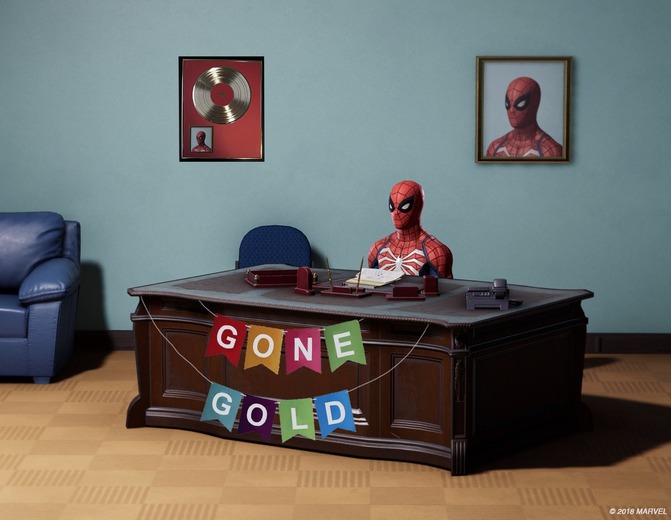 PS4期待作『Marvel's Spider-Man』開発完了が報告ー有名ミームのパロディ画像も