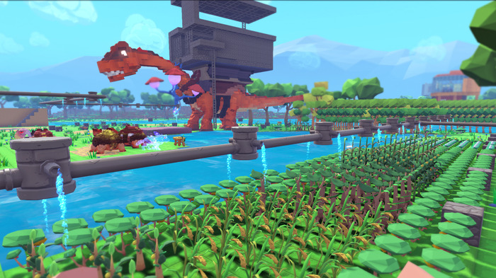 恐竜サバイバル『ARK』で巨大ロボとKAIJUが激突！？スイッチ版や『PixARK』の日本展開も決定