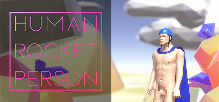 全裸マント男がホッピングで宇宙を救う『Human Rocket Person』近日Steam配信！ 何だこれは…