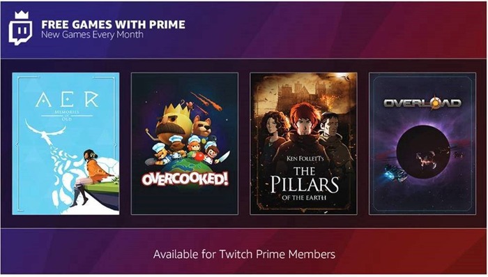 Twitch Prime11月の無料ゲーム配信は『Overcooked』『AER: Memories of Old』など全4作品