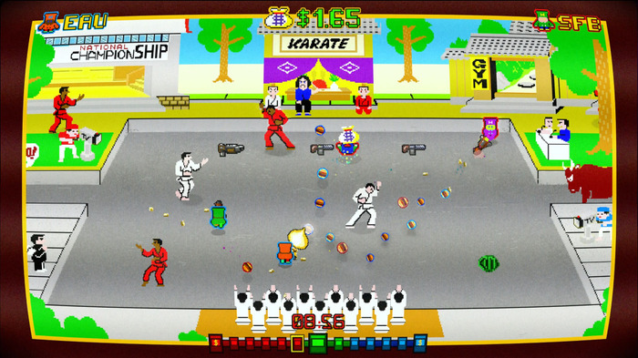 懐かしのデコゲーキャラが乱舞するカオスなチーム対戦『Heavy Burger』Steamで配信開始