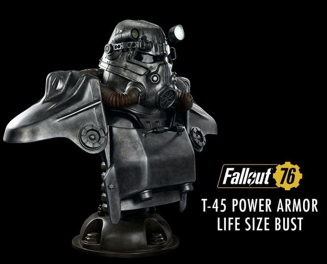 『Fallout』T-45パワーアーマーの実物大胸像が海外ストアにて予約開始─お値段およそ15万円！